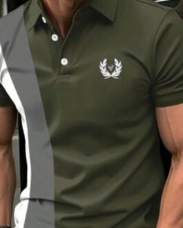 SHORT SLEEVE POLO SHIRT IN CONTRAST COLOURS